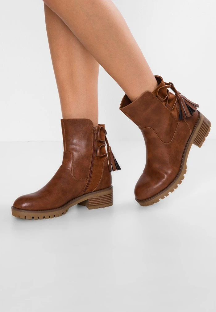 Bottines ANNA FIELD Anna Field Lace-up Ankle Boots Marron Femme | OSC-3861388